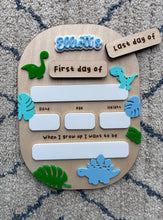 Load image into Gallery viewer, First Day of School Sign - Dinosaurs
