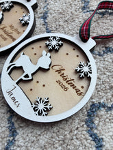 Load image into Gallery viewer, Winter Wonderland Personalised Christmas Tree Bauble
