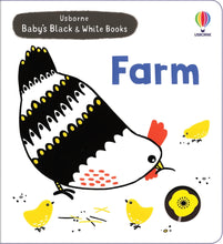 Load image into Gallery viewer, Baby’s black &amp; white books - farm
