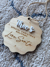 Load image into Gallery viewer, Personalised Santa Tag

