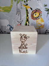 Load image into Gallery viewer, Personalised Money Box - Giraffe
