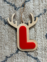 Load image into Gallery viewer, Initials with Antlers
