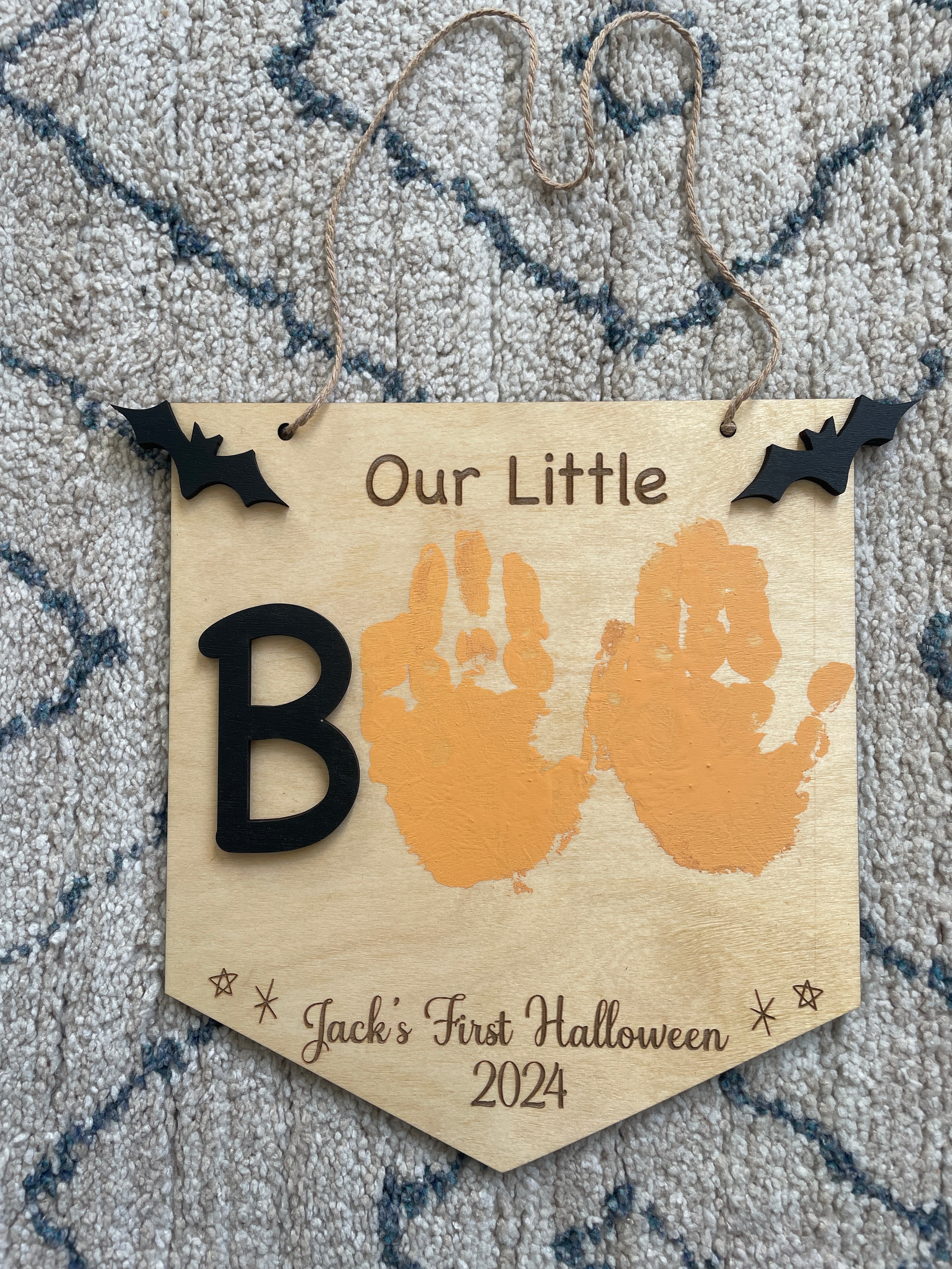 Our/my little boo handprint sign – The Wild Tribe