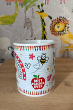 Load image into Gallery viewer, Thank you for helping me grow! Teacher mug
