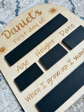 Load image into Gallery viewer, Chalkboard First Day of School Sign
