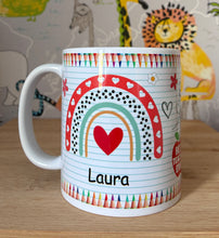 Load image into Gallery viewer, Thank you for helping me grow! Teacher mug
