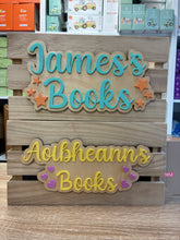 Load image into Gallery viewer, Personalised Book Crate
