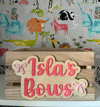 Load image into Gallery viewer, Personalised Bow Crate
