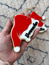 Load image into Gallery viewer, Personalised Santa Hat Decoration
