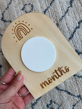 Load image into Gallery viewer, Double Sided Acrylic Milestone disc
