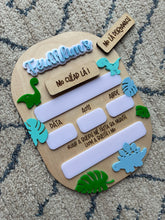 Load image into Gallery viewer, Irish - First/last day of school sign - Dinosaurs
