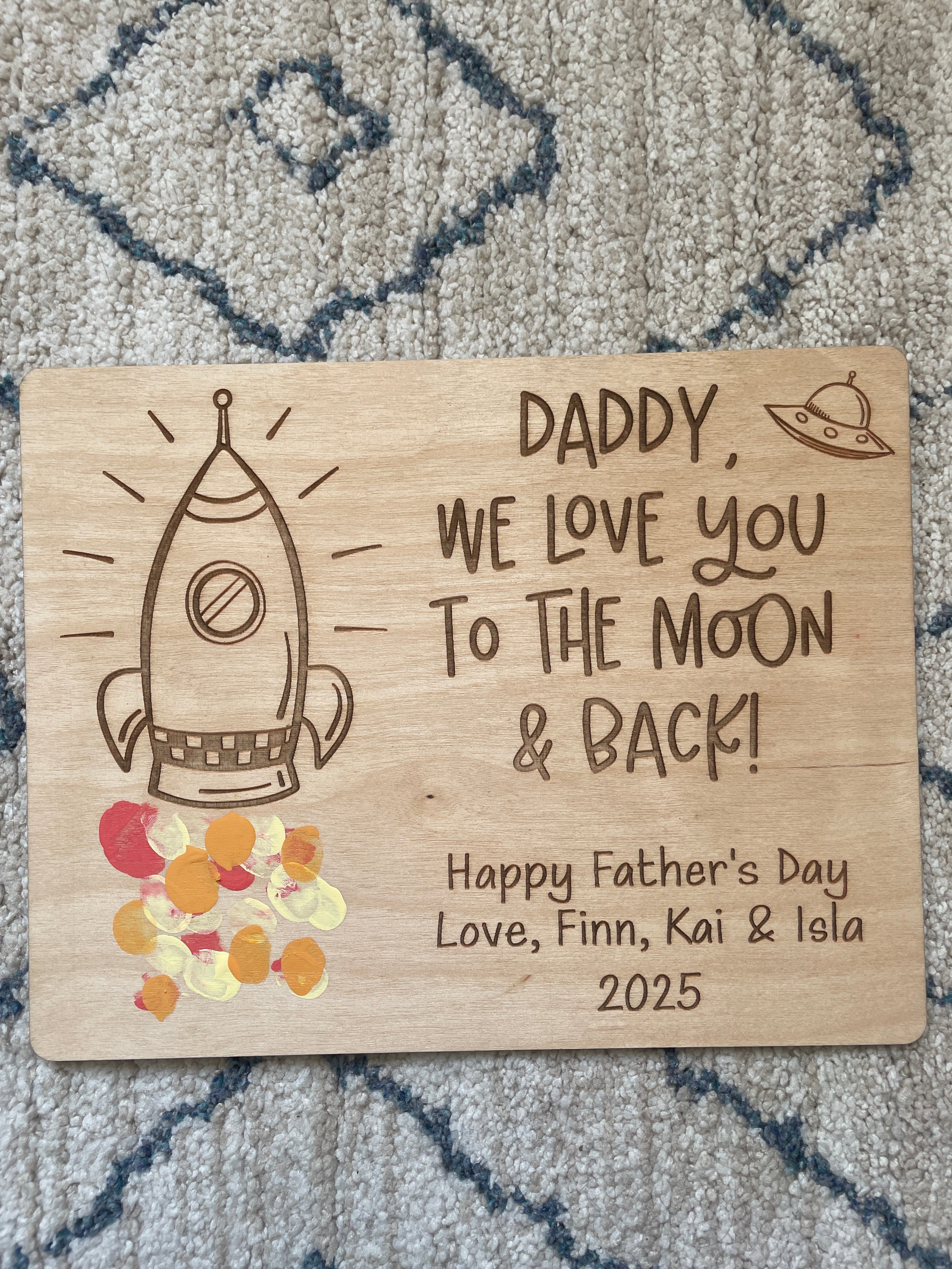 Fathers Day Fingerprint Sign – The Wild Tribe