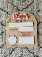 Load image into Gallery viewer, Acrylic First Day of School Sign
