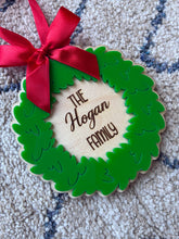Load image into Gallery viewer, Personalised Wreath Decoration
