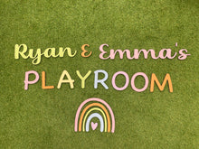Load image into Gallery viewer, Personalised Playroom Sign

