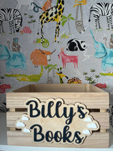 Load image into Gallery viewer, Personalised Book Crate
