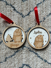 Load image into Gallery viewer, Personalised Penguin Decorations

