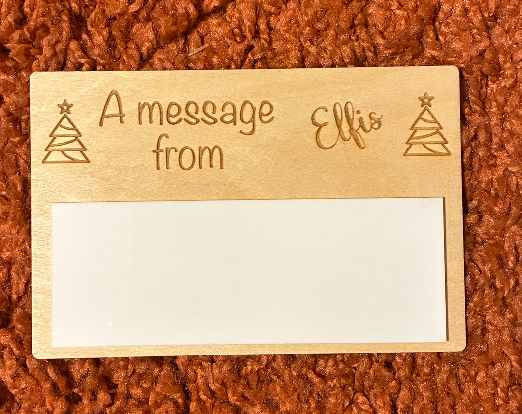 Elf message board