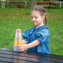 Load image into Gallery viewer, SiliSoft Star stacking cups (earth)
