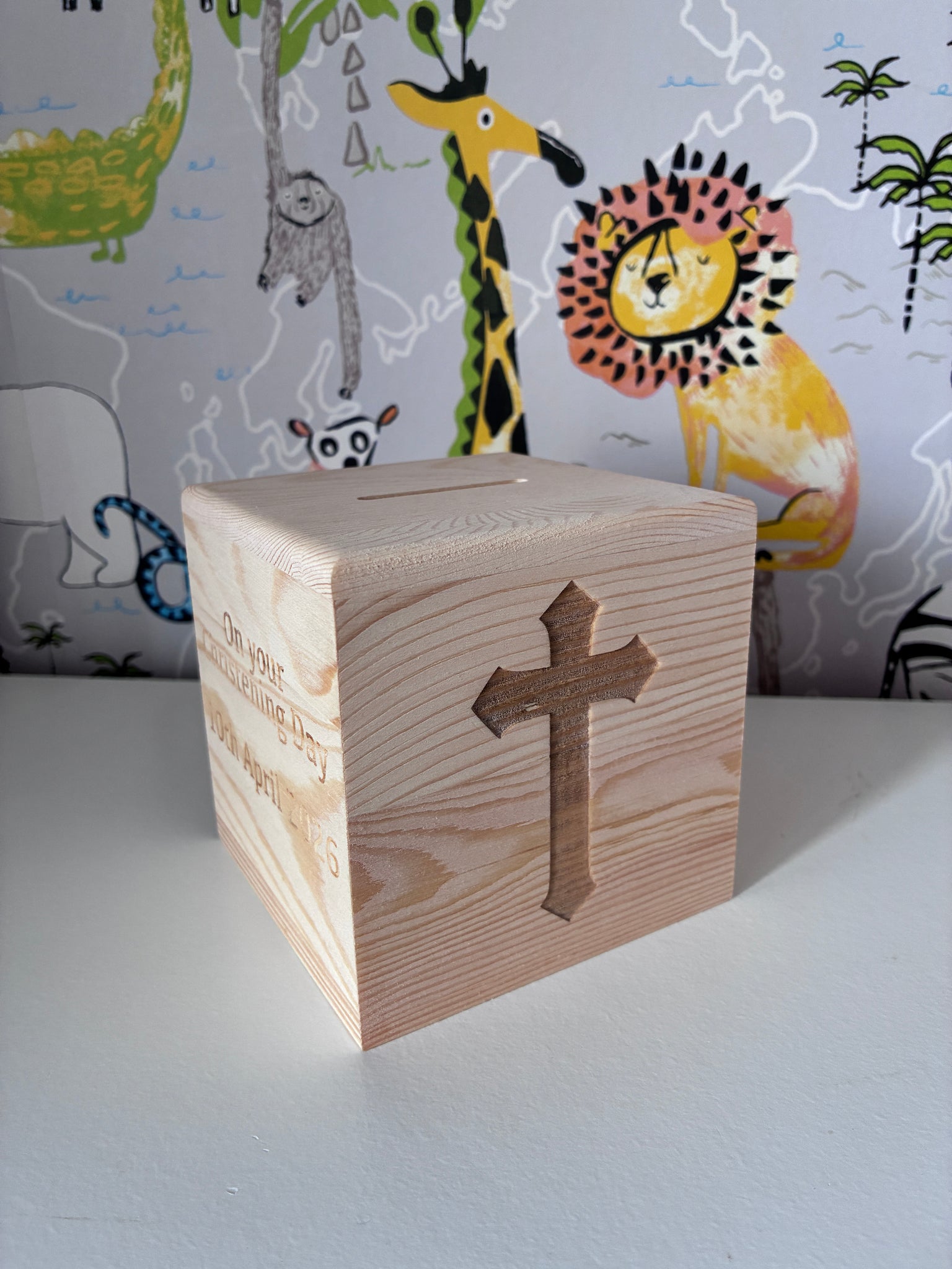 Religious Money Box Christening/Communion Money Box – The Wild Tribe