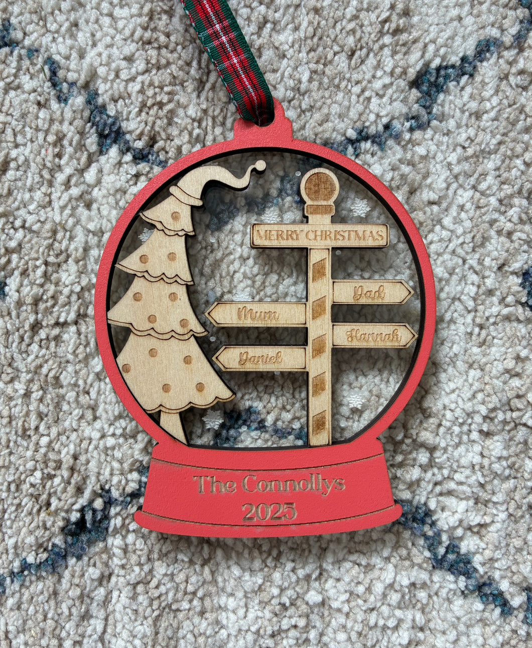 Christmas Bauble Family Decoration