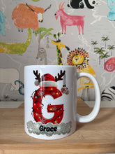 Load image into Gallery viewer, Personalised Christmas Initial Mug
