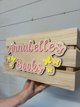 Load image into Gallery viewer, Personalised Book Crate
