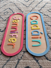 Load image into Gallery viewer, Children’s personalised acrylic room/door sign
