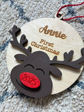 Load image into Gallery viewer, Reindeer Christmas Tree Decoration
