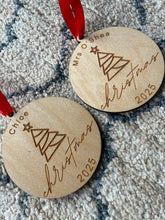 Load image into Gallery viewer, Personalised Engraved Christmas Decoration
