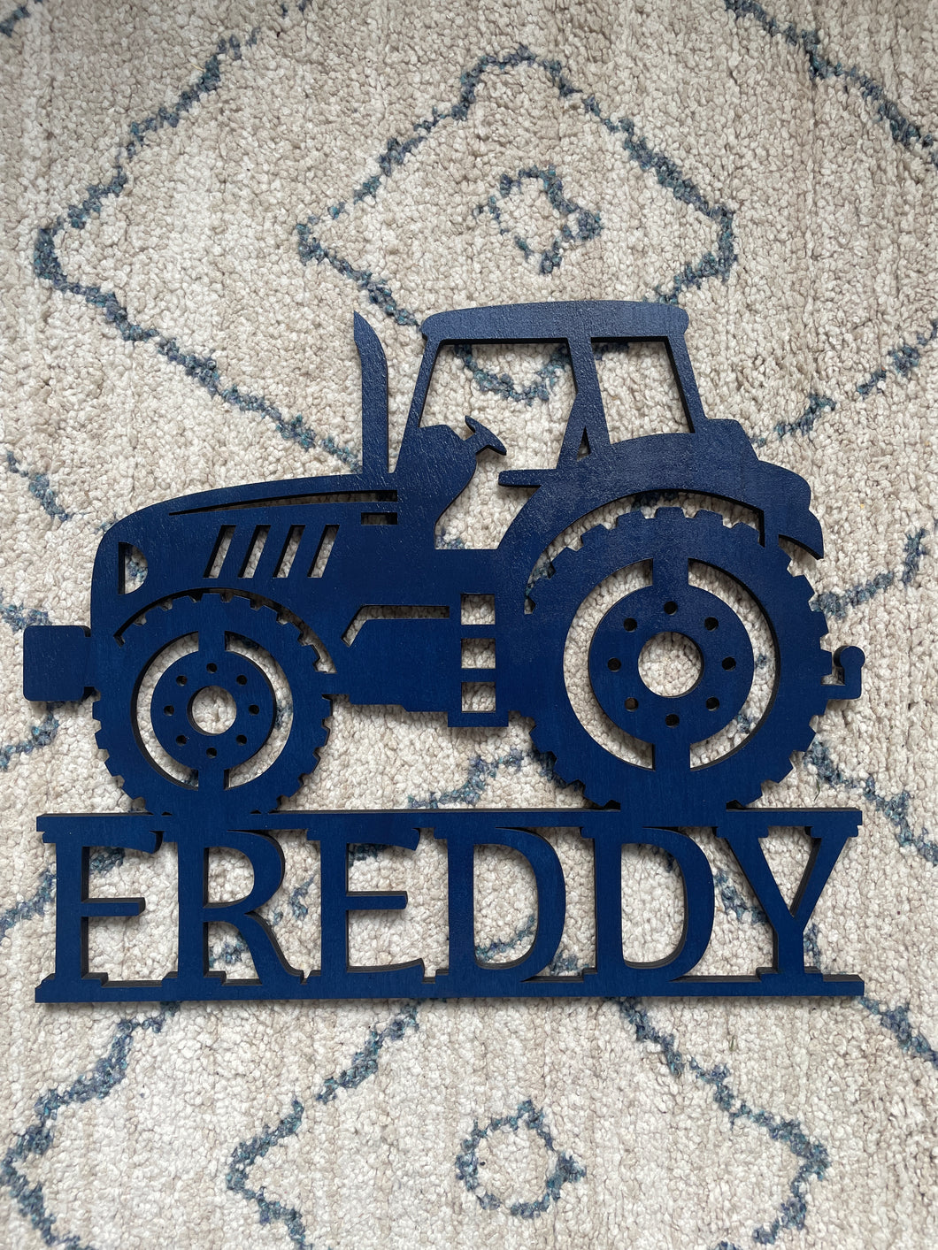 Personalised Tractor Sign