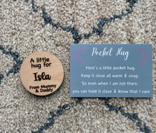 Load image into Gallery viewer, Personalised Pocket Hug
