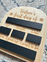 Load image into Gallery viewer, First day of School Sign
